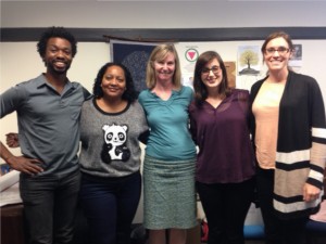 Dr. Laura Gonzalez with CED graduate students